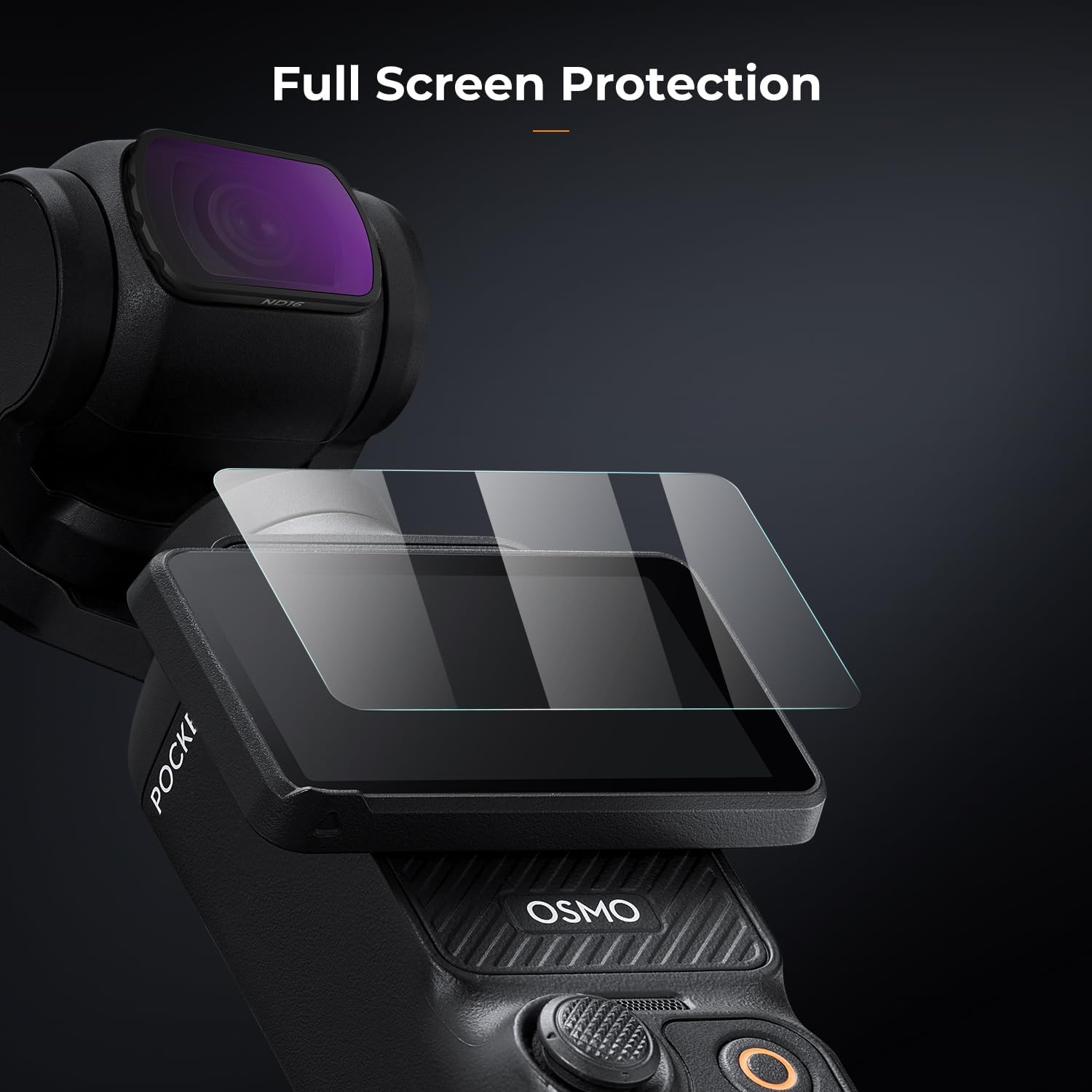 K&F CONCEPT Magnetic ND Filter Kit for DJI Osmo Pocket 3 Creator Combo -4-Pack (ND4+ND8+ND16+ND32), Optical Glass/HD/Multi-Coated Filters