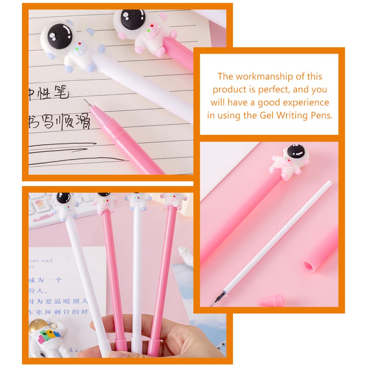 NUOBESTY 5 Sätze Gel Stift Gel Schreibstifte Schreibkladde Witzige Kugelschreiber Süßer Stift Lustige Stifte Unterschriftenstifte Für Das Büro Schülerbriefpapier Nachfüllung 12 Stück * 5