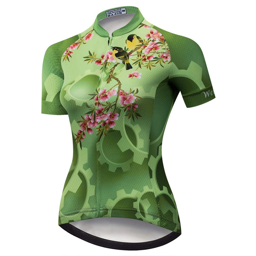 Set di maglia da ciclismo da donna, traspirante, imbottito, abbigliamento da ciclismo, abbigliamento estivo
