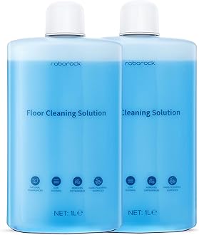 roborockOriginal floor cleaner liquid for All Series Wet/dry vacuum cleaners & Robot Vaccum Cleaner, Dyad pro combo,S8 pro ultra, S7 max ultra, Q7 max, Q8 max, Qrevo, 1000mL*2, Dilution Ratio 1:200
