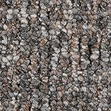 Teppichboden Auslegware | Schlinge gemustert | 200, 300, 400 und 500 cm Breite | grau braun | Meterware, verschiedene Größen | Größe: 3 x 3m