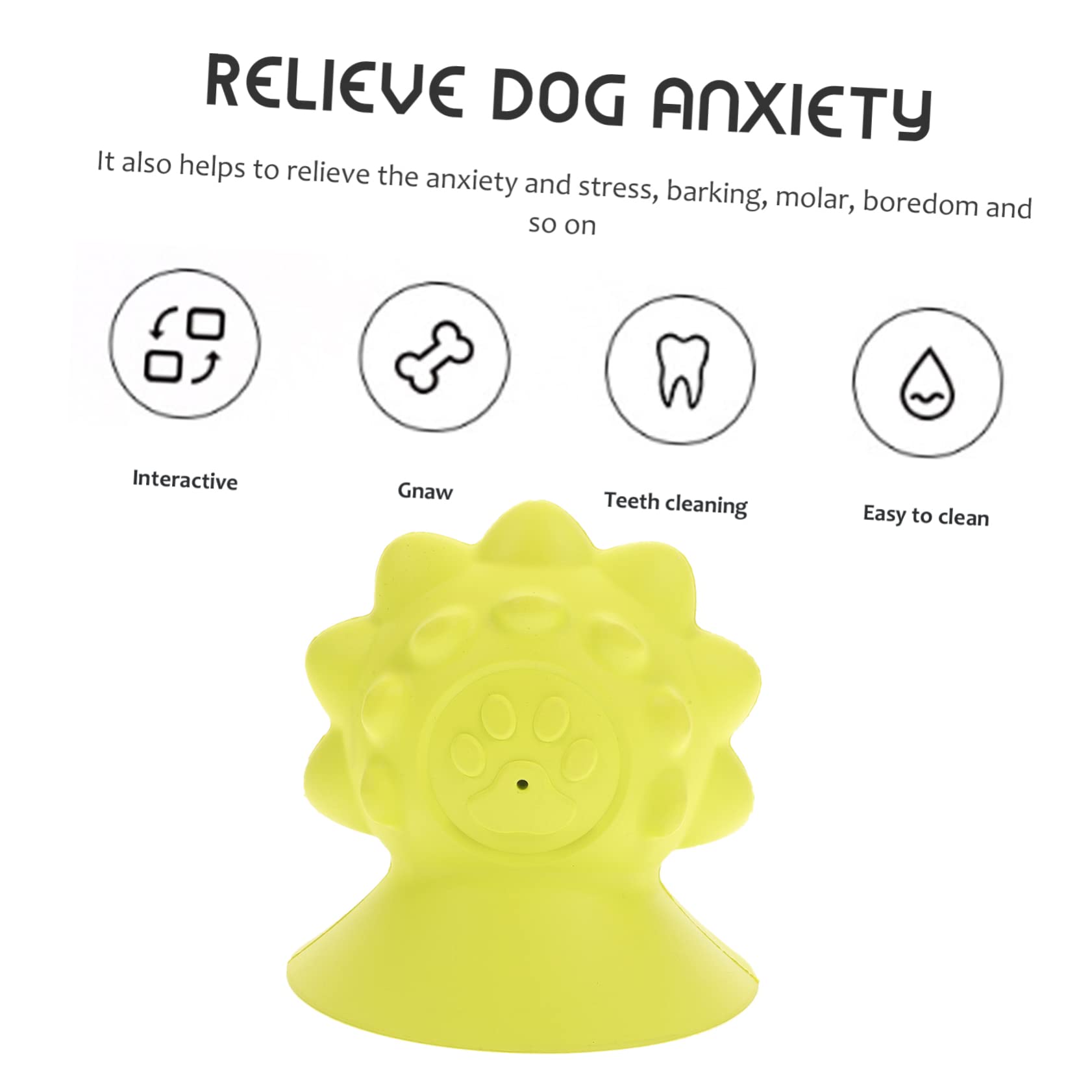 YARNOW 3 Piezas Perro de Juguete Cachorro Juguetes Hueso de Juguete Precioso Perro Juguete Suministro de Cachorro Juguete para Cachorros el Ventosa Suministros para s Caucho