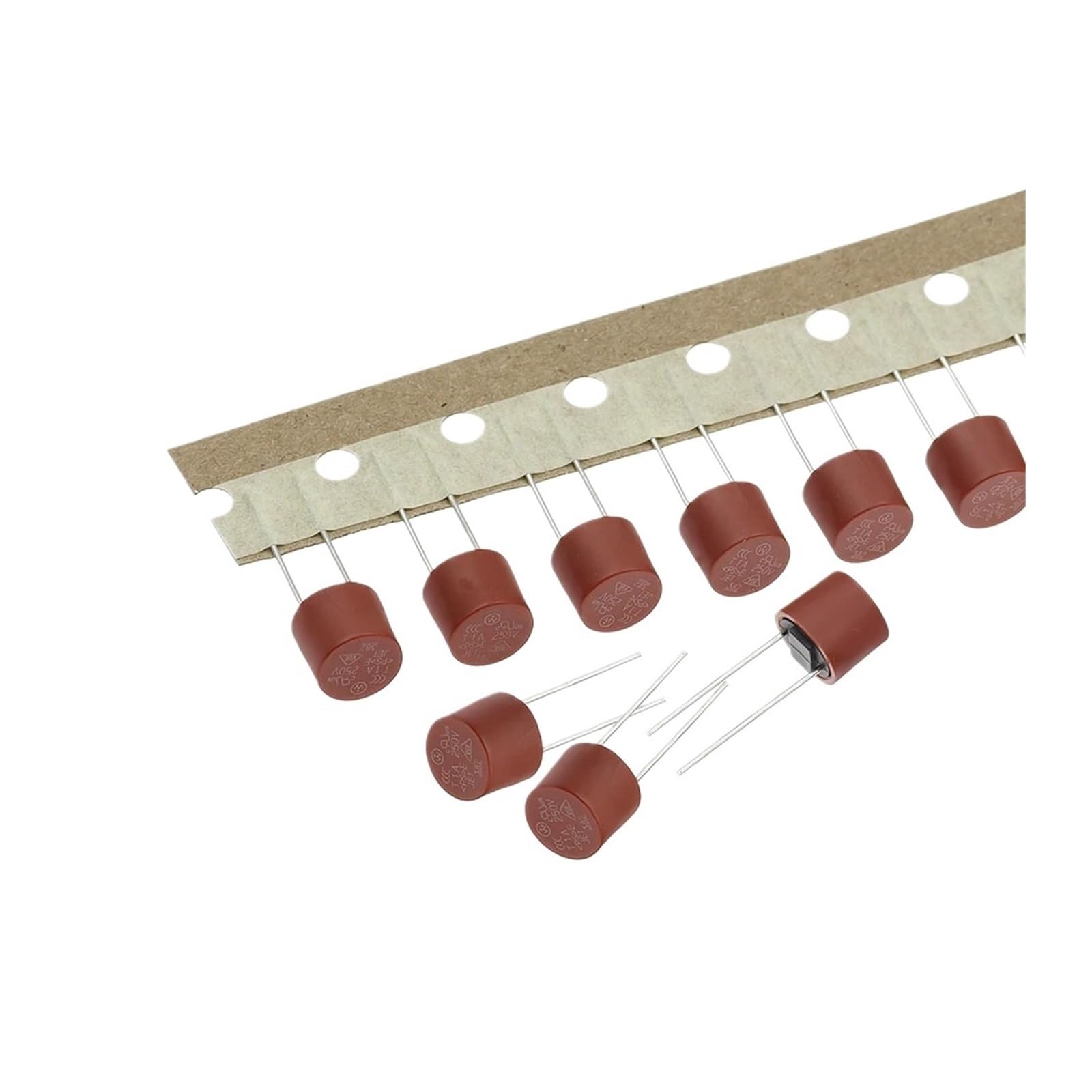 10 sztuk bezpieczników płaskich, okrągłych, 500 mA, 1 A, 2 A, 2,5 A, 3,15 A, 4 A, 5 A, 6,3 A, 8 A, 10 A, 250 V, 382 T2A, płyta zasilająca TV LCD (T3,15 A)