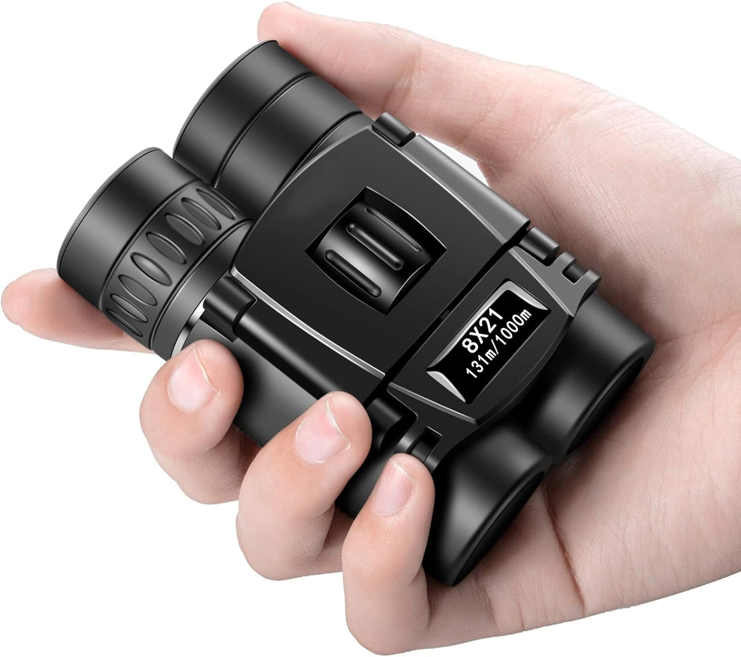 8x21 Small Compact Lightweight Binoculars for Adults Kids Bird Watching Traveling Sightseeing.Mini Pocket Folding Binoculars for Concert Theater Opera-image-16