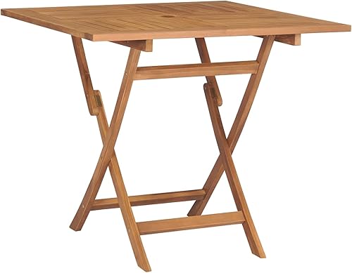 Miniatura 1 de Mesa plegable para patio, muebles de campamento, mesa auxiliar plegable para exteriores, mesa auxiliar plegable para exteriores, 33.5 x 33.5 x 29.9