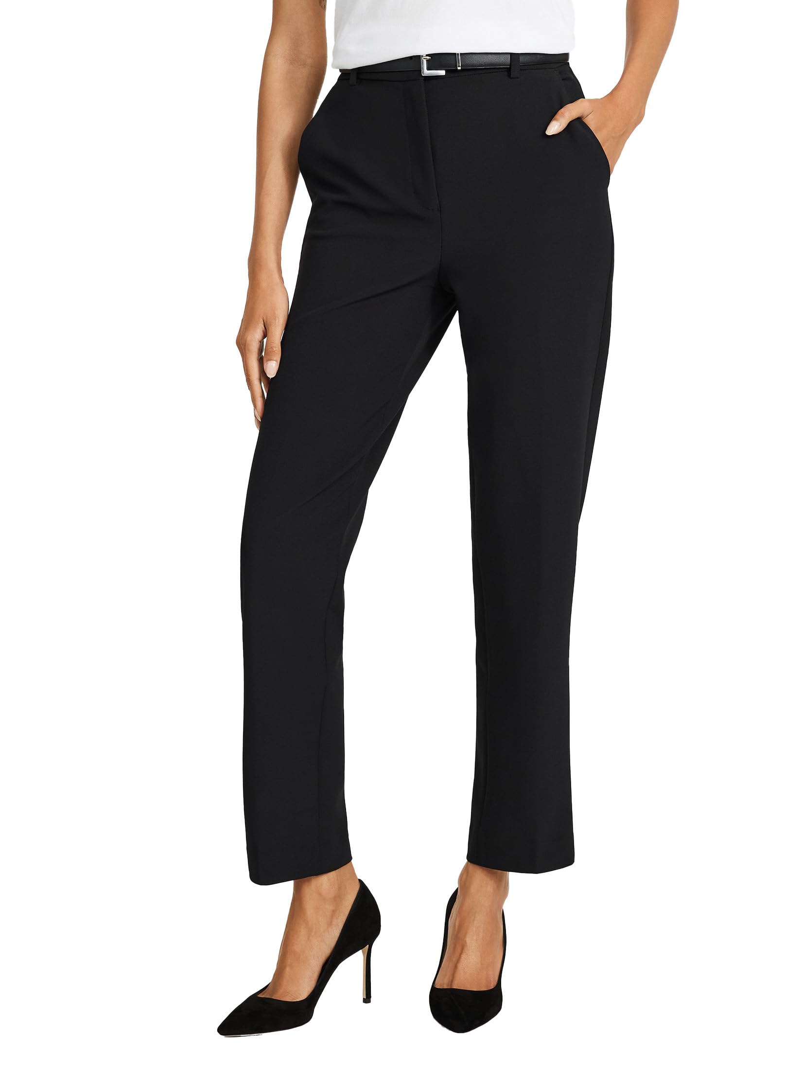 EXPRESS Womens Editor Pants Super High Rise Stretch Tailored Trouser Polished Fit