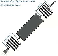 Vista 3 de AC/DC Power Supply Adapter Charger Cord Replacement for Silhouette Cameo 1 2 3 4 SD Portrait Studio Machine Electronic Cutting Tool