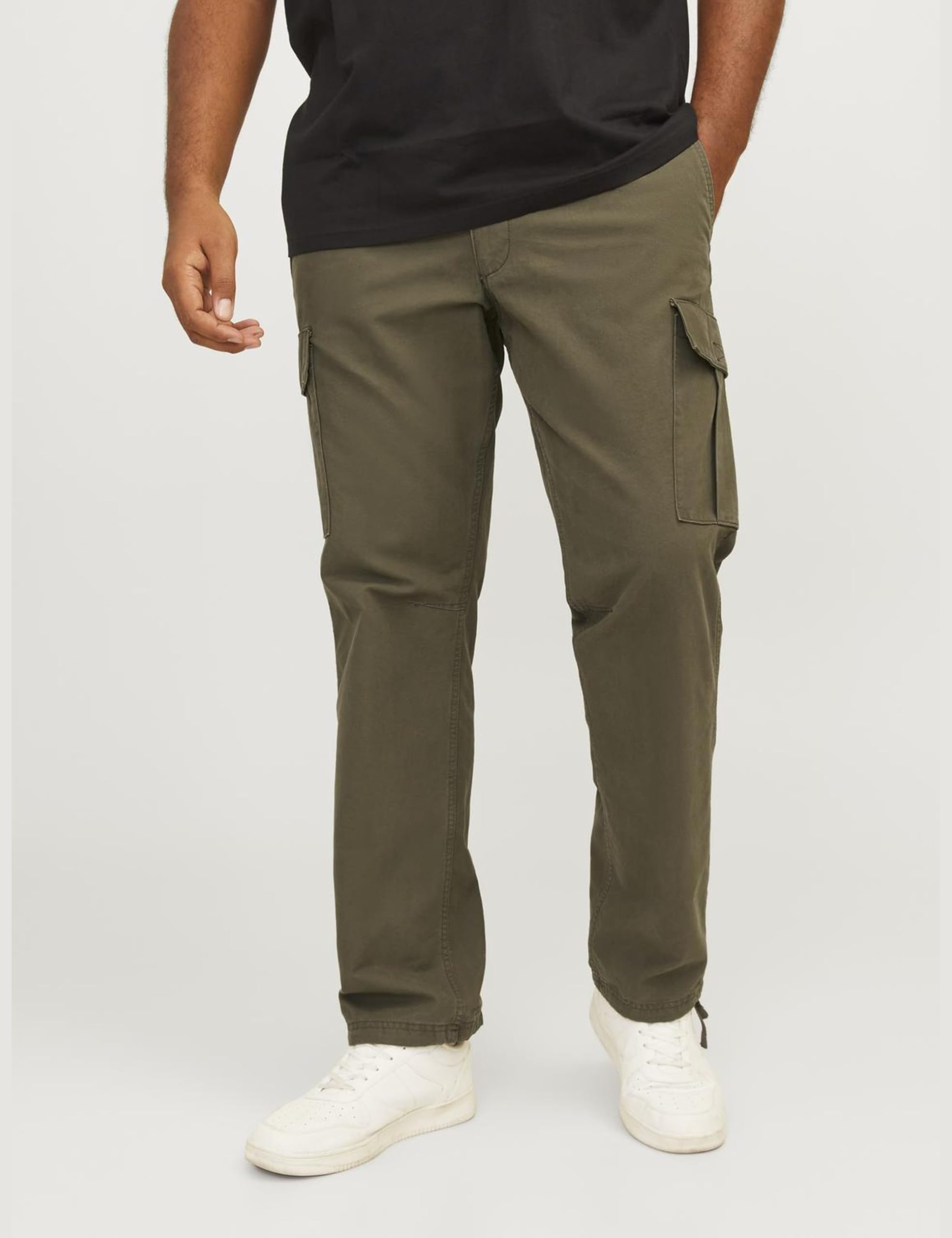 JACK&JONES PLUS Jpstkane Jjbarkley Cargo Pant Noos Pls - bojówki Mężczyźni