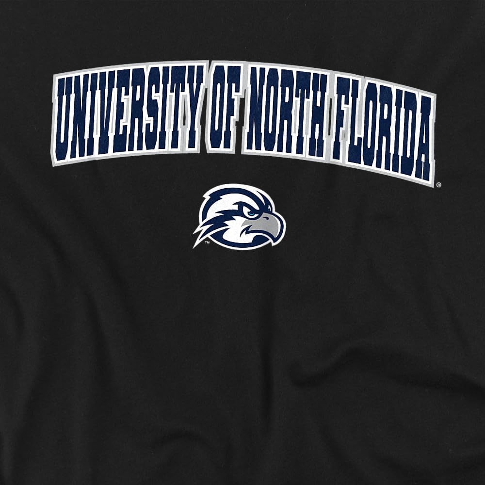 LOGOVISION University of North Florida Arch Logo Black Kids T Shirt (3) for Toddler Boys and Girls, Black