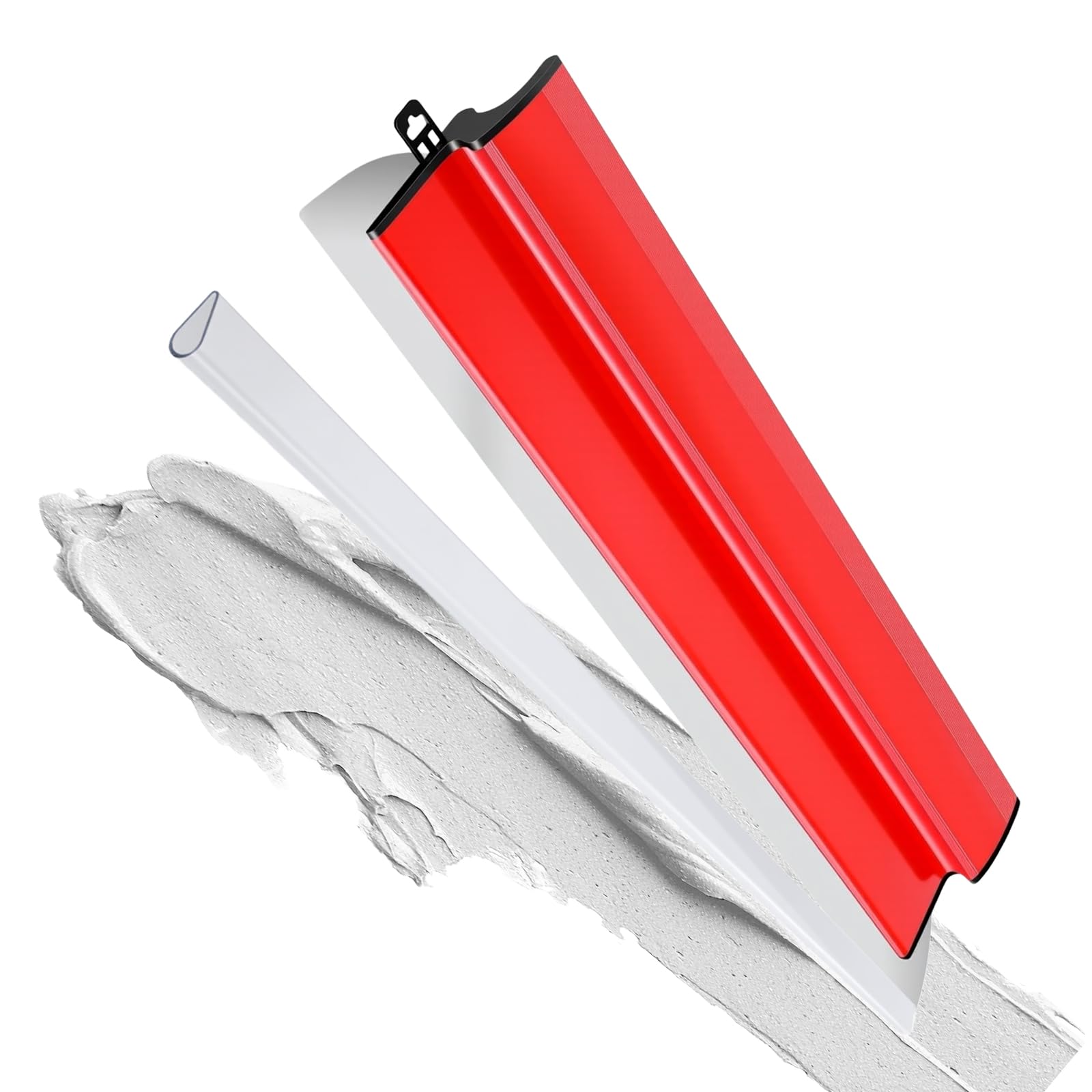 Espátula plana de 60 cm, acero inoxidable, masilla alisadora de paneles de yeso, espátula alisada, herramientas para gran espacio de trabajo, decoración de paredes, herramientas de construcción