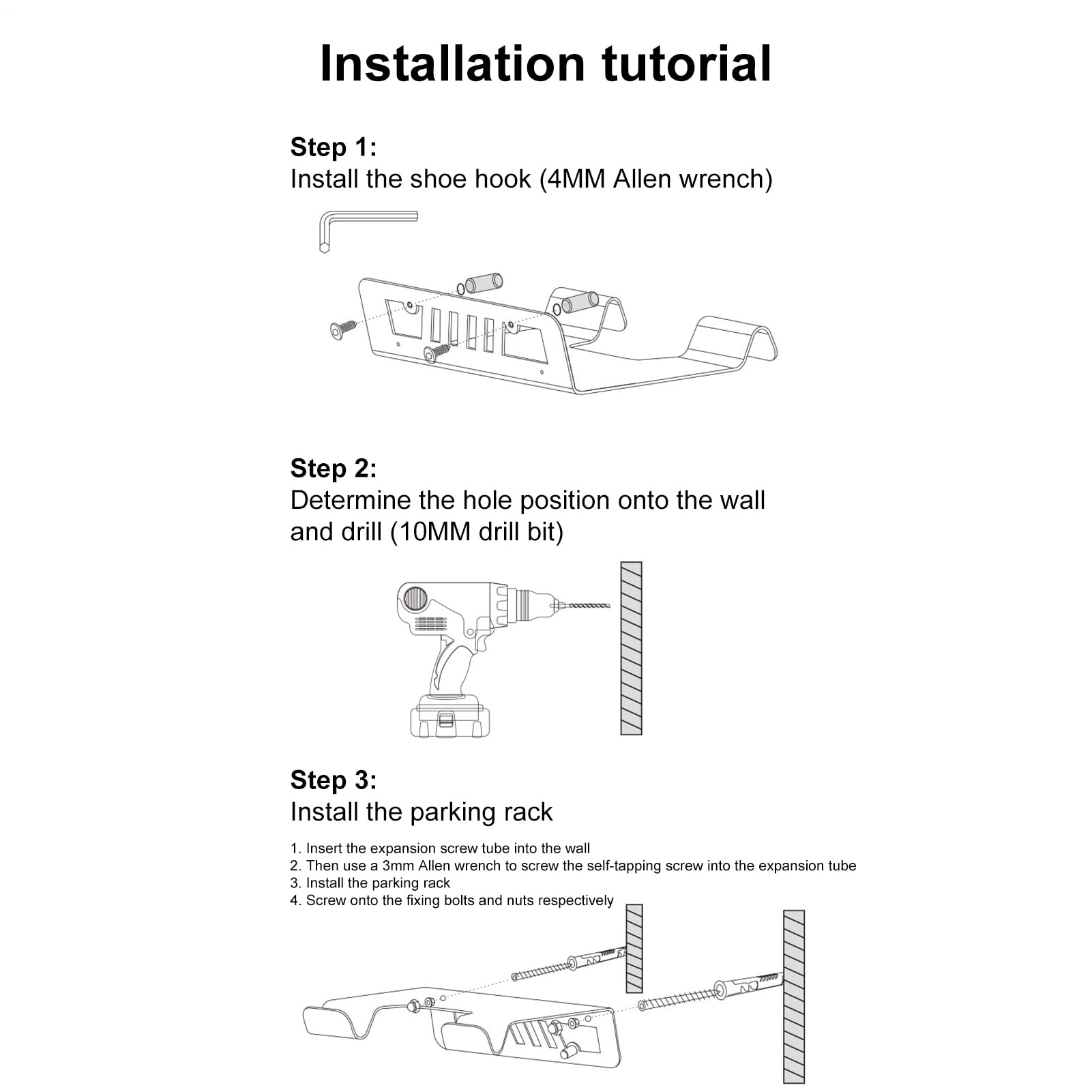 Rastrelliera Portabici A Parete Da Garage Organizer Verticale Stabile Per | Portabici Pesante Garage Organizzatore Per Biciclette Compatibile Soffitto Verticale A Parete Per Carichi Pes