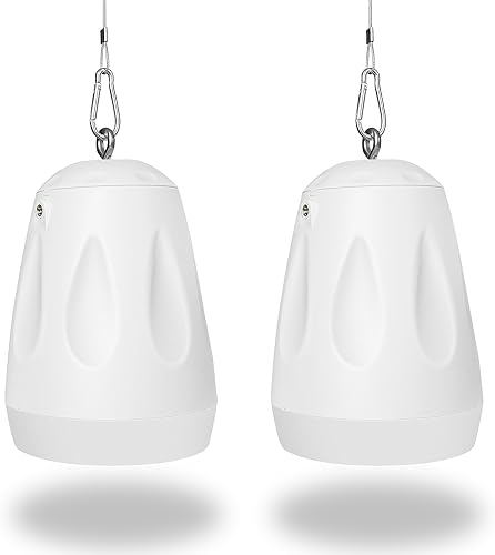 Miniatura 4 de Sound Town Amplificador Bluetooth para restaurante comercial + juego de altavoces colgantes, con un amplificador de 6 zonas de 70 V100 V con