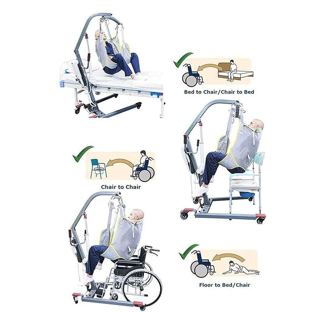 Multiuso Regolabile Imbracatura Standard per Sollevatore Disabili e Anziani Modello, Sollevare Sling sollevatori di pazienti, Medical Handicap Four Point Sling