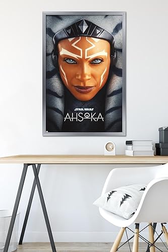 Miniatura 6 de Trends International Star Wars Ahsoka - Póster de pared de una hoja, 34 pulgadas de largo x 22.4 pulgadas, versión enmarcada en plata