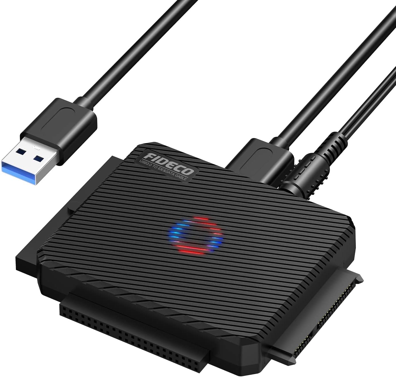 ETZIN USB 3.0 Hard Drive Converter, IDE SATA to USB Adapter All-in-One External Cable for 2.5/3.5'' HDD SDD, 5.25'' CD/DVD ROM and More EPL-S3G-PL03-image-8