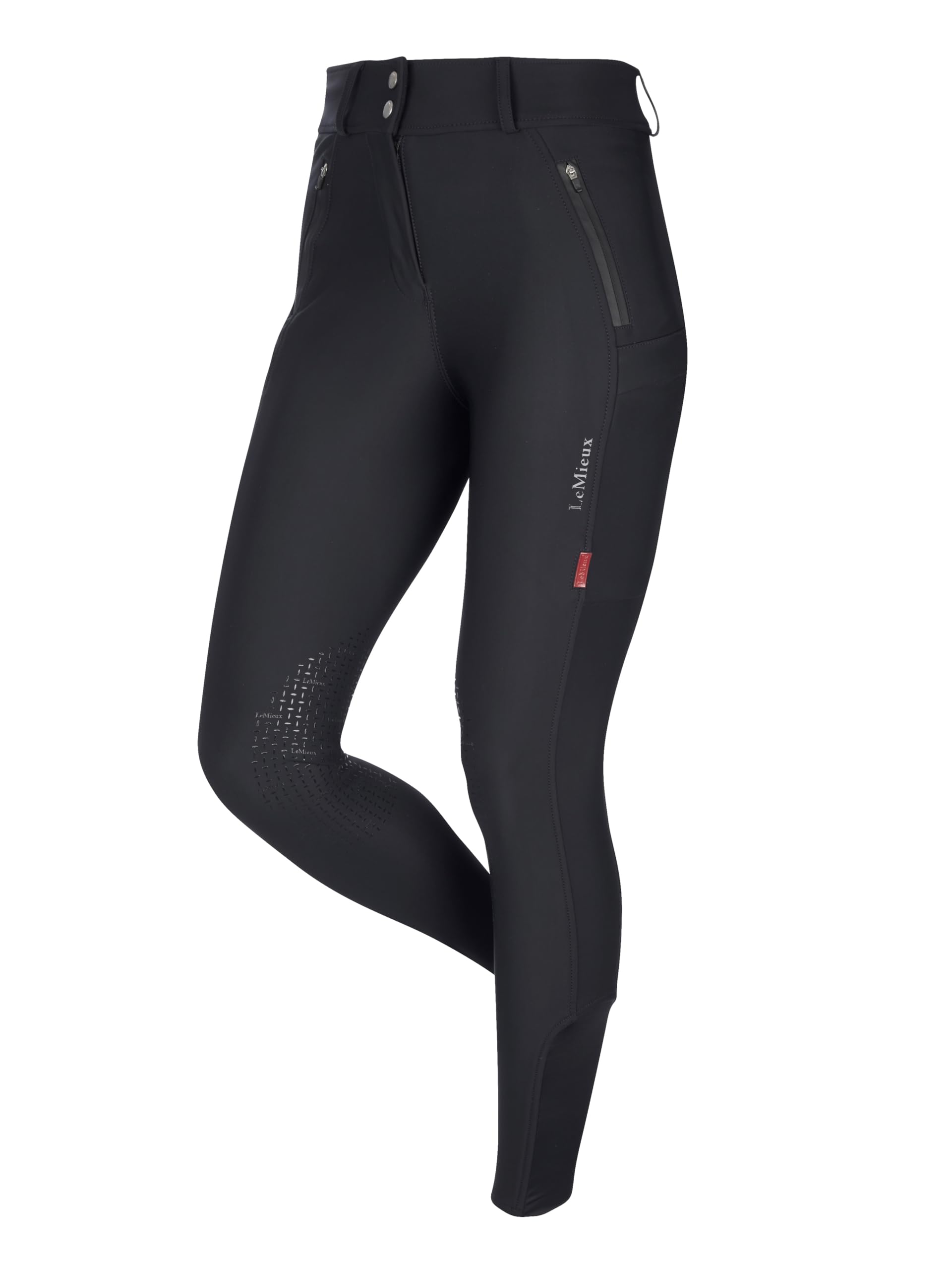 Lemieux Women's Noir Waterproof Riding Trousers With Knee Grip For Drytex