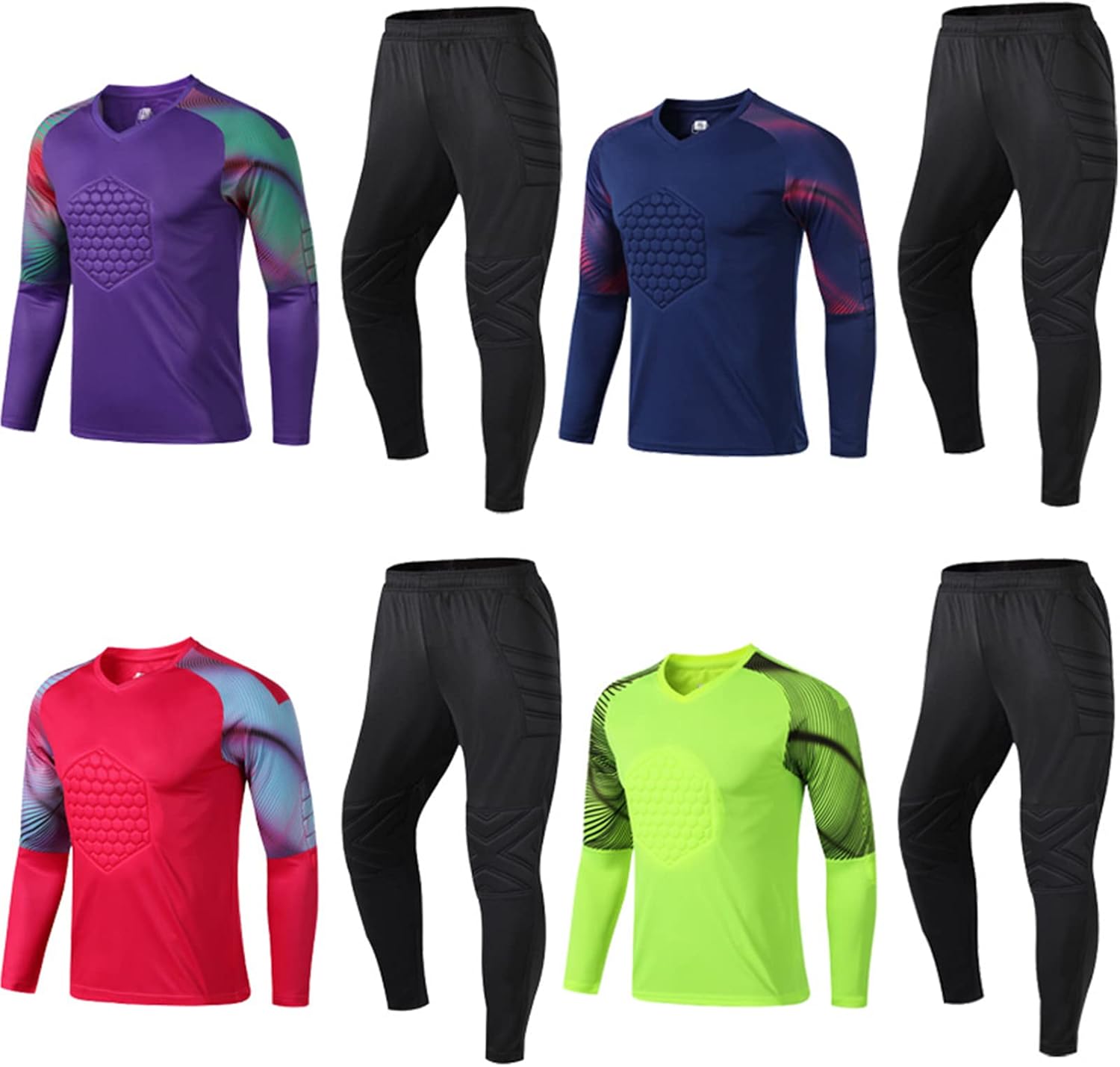 LAIFU Personalized Goalie Jersey with Name Number Team Name Logo,Soccer Goalie Jersey for Men/Youth - Image 7