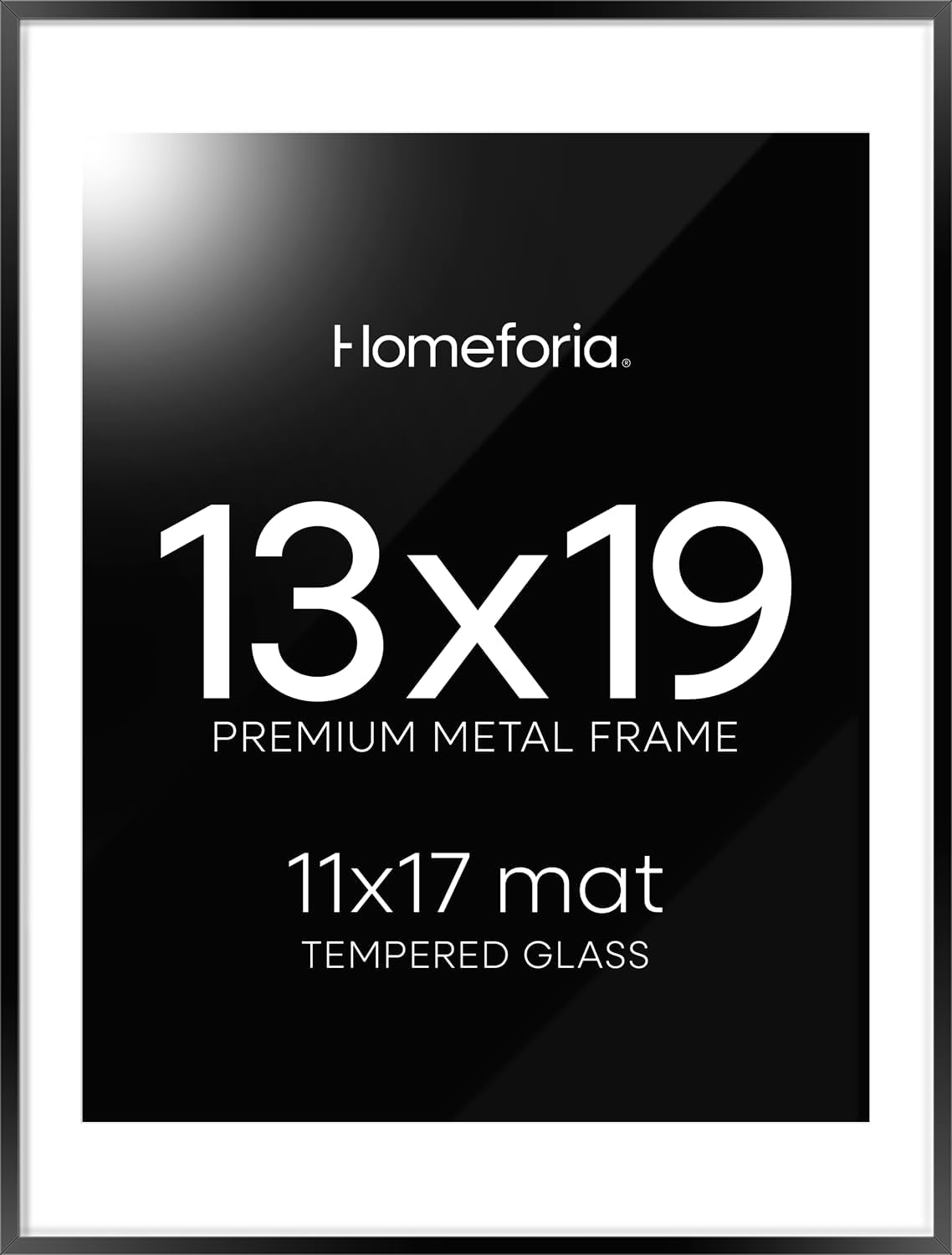 Homeforia 13x19 Picture Frame with Mat