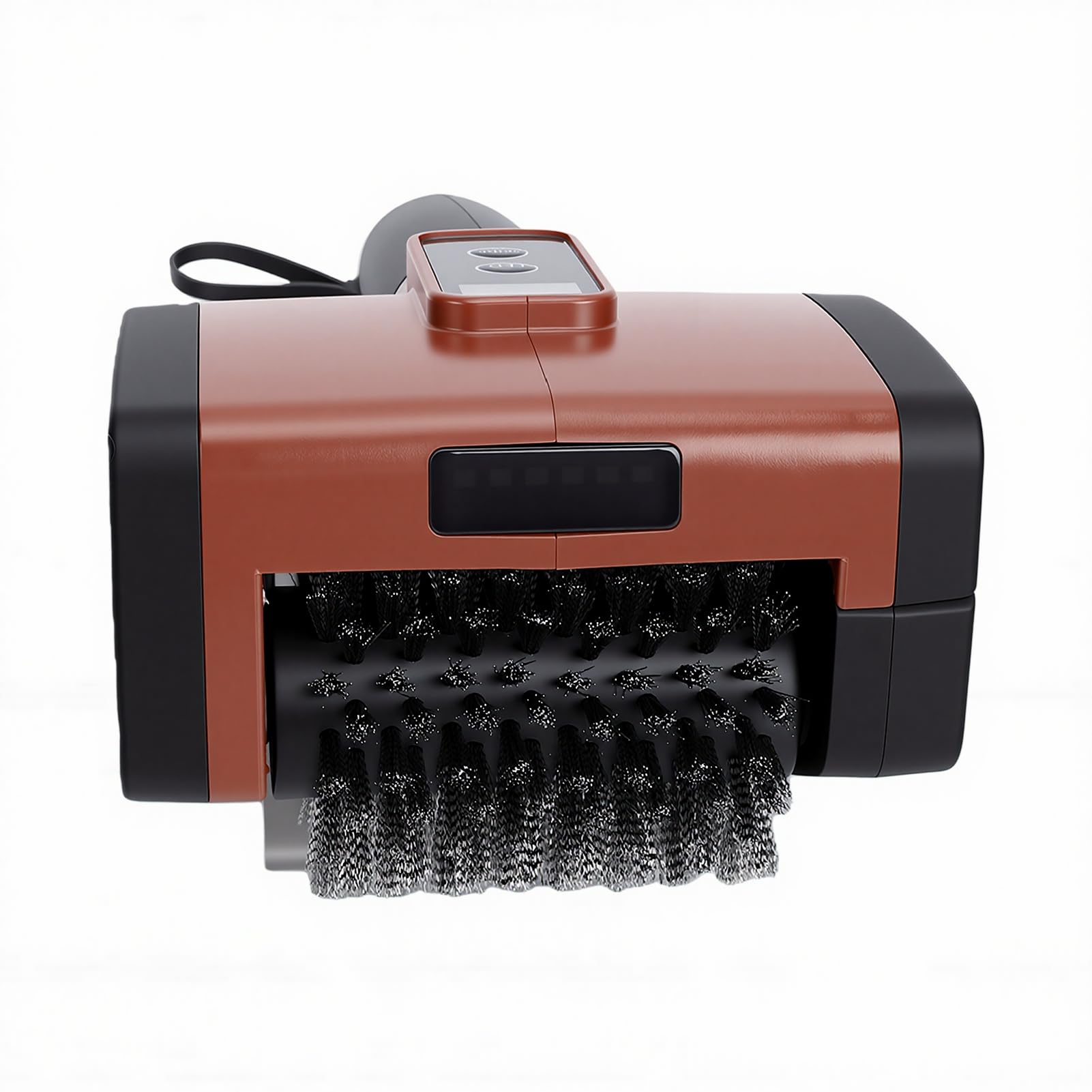 AMONIDA Cepillo Eléctrico para Parrilla, Herramienta Ergonómica de Limpieza para Barbacoa, para Acampar, Uso Al Aire, Recargable, 3000mAh
