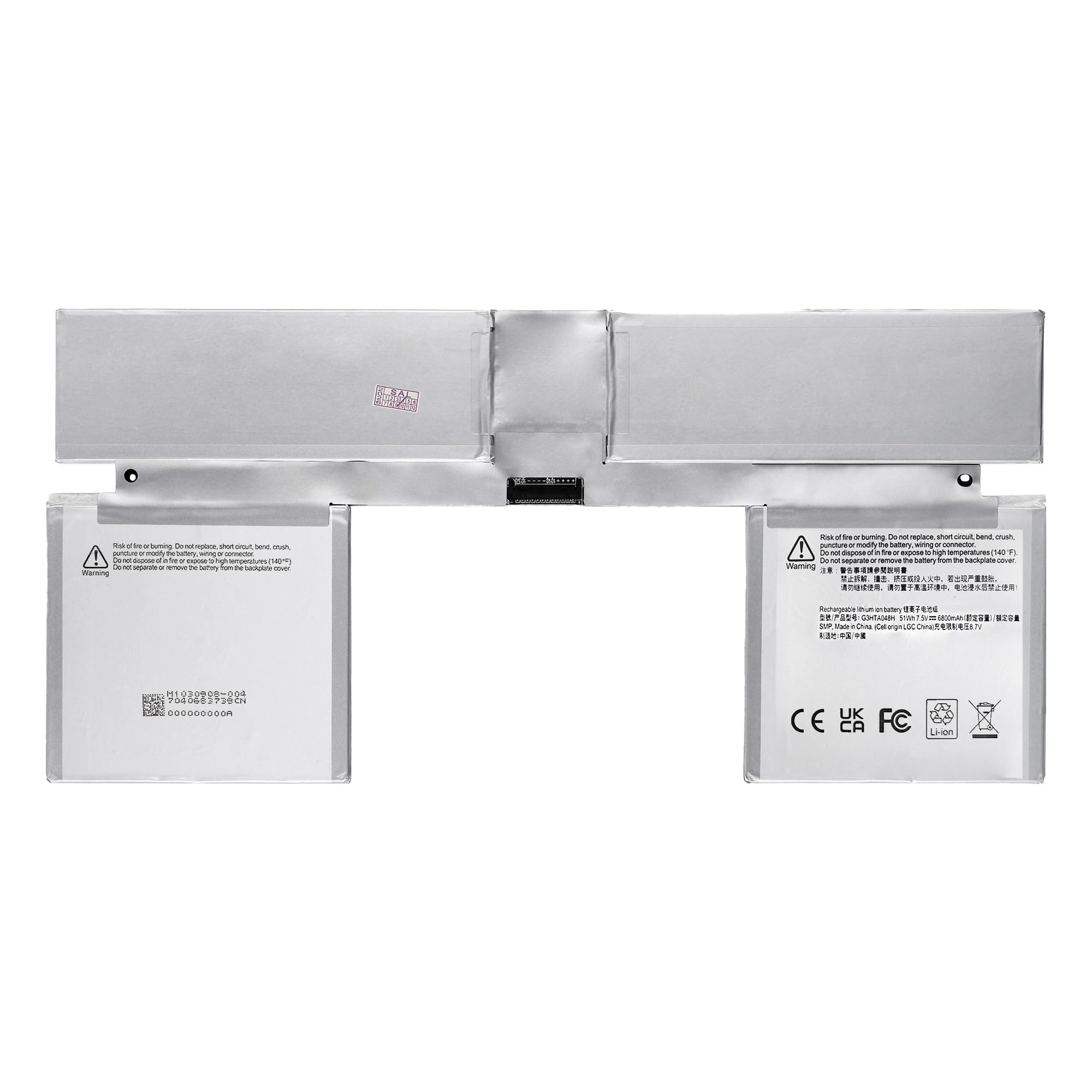 G3HTA048H Batterie compatible avec tablette Microsoft Surface Book 1 2 Gen1 Gen2 modèle 1703 clavier 13,5" avec outil de réparation inclus