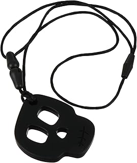 GARVALON Colar De Mordedor Infantil Ajudas Motoras Sensoriais Colar De Mastigação De Dentes Pingente De Mastigação De Bebê Brinquedo De Dentição Colares De Mastigar Para Crianças