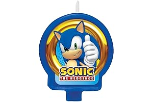 Sonic the Hedgehog Birthday Candle: A Blazing Illuminated Icon