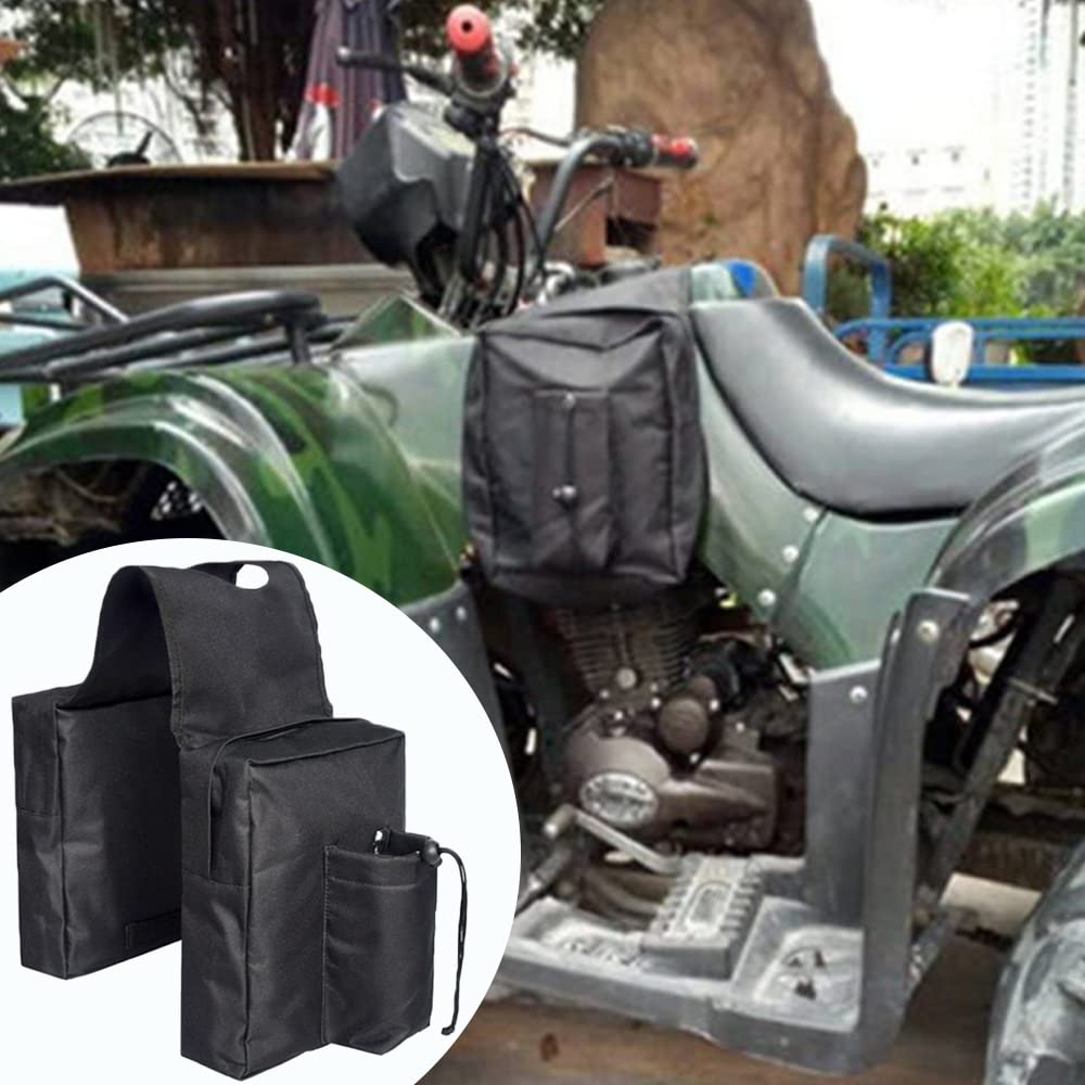 QEES Universal-Motorrad-Satteltaschen, 600D wasserdichter Oxford-Stoff