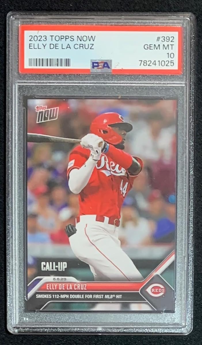 Elly De La Cruz 2023 encabeza ahora la primera tarjeta de novato de béisbol #392 con calificación PSA 10