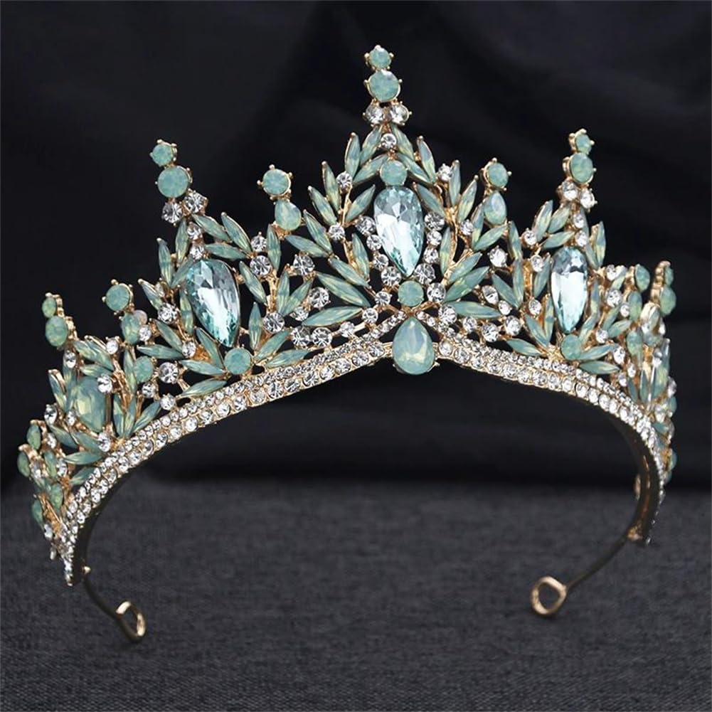 LNNSHX Braut Tiara für Frauen Hochzeit Krone Geburtstag Party Tiaras Haarschmuck Braut Kopfschmuck