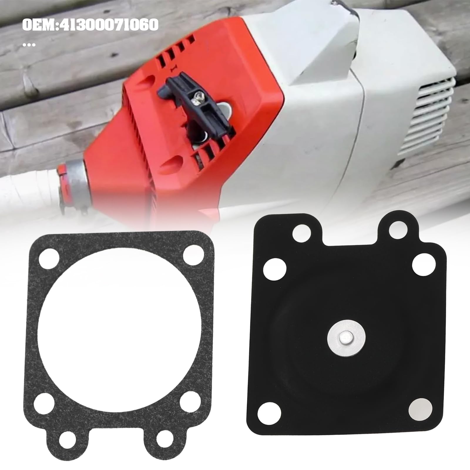 ECSiNG 2 x uszczelka naprawcza gaźnika 4130 007 1060 kompatybilna ze szczotkami Stihl FS36 FS40 FS44 FS50