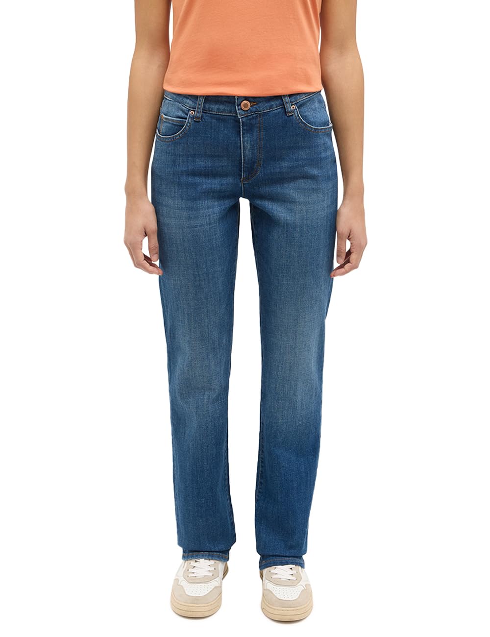 MUSTANG Style Crosby Relaxed Straight Mittelblau 582