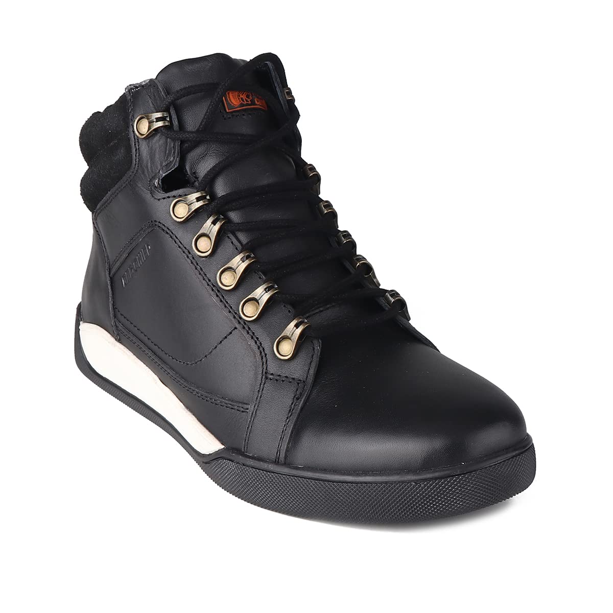 Red Chief Black Leather Casual Boots for Men (B0C5XVC7QY) Amazon Price History, Amazon Price Tracker