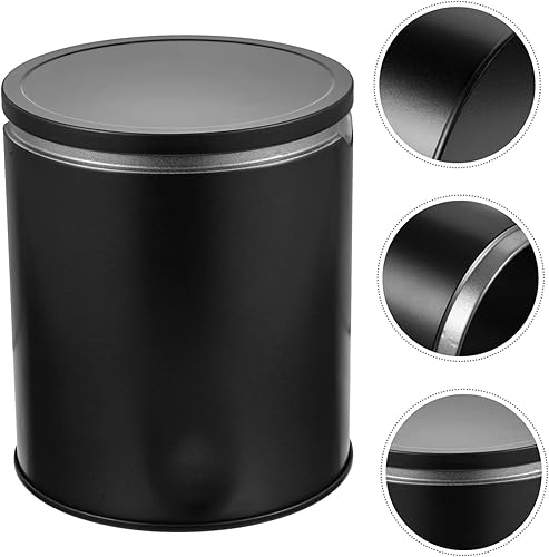 Miniatura 7 de Mikinona 2 botes herméticos de té de hojalata para almacenamiento de té de hojas sueltas, recipientes de almacenamiento de alimentos con tapas y