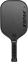 XS XSPAK Carbon Fiber Pickleball Paddle - USAPA Approved Tournament Edition, T700/12K Spin Surface, PP Honeycomb Core, Cushion Grip (4.6 Stars)