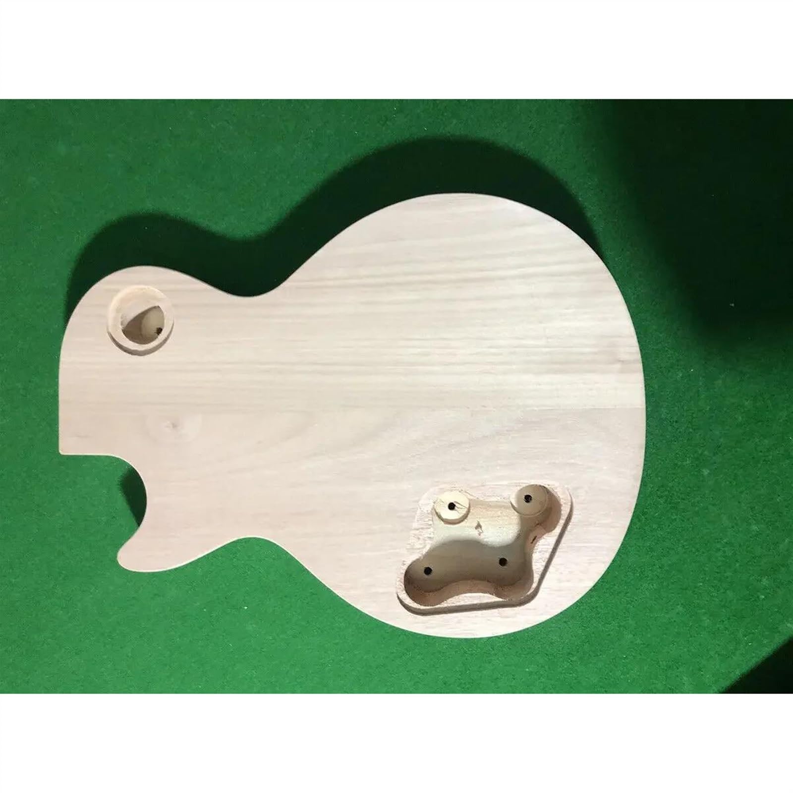 niedokończony korpus gitary Korpus Gitary Elektrycznej Spód Pikowany Klonowy Kapturek Zestaw Przetworników Humbucker W Pięcie Niedokończone Części Gitary Perforowane DIY
