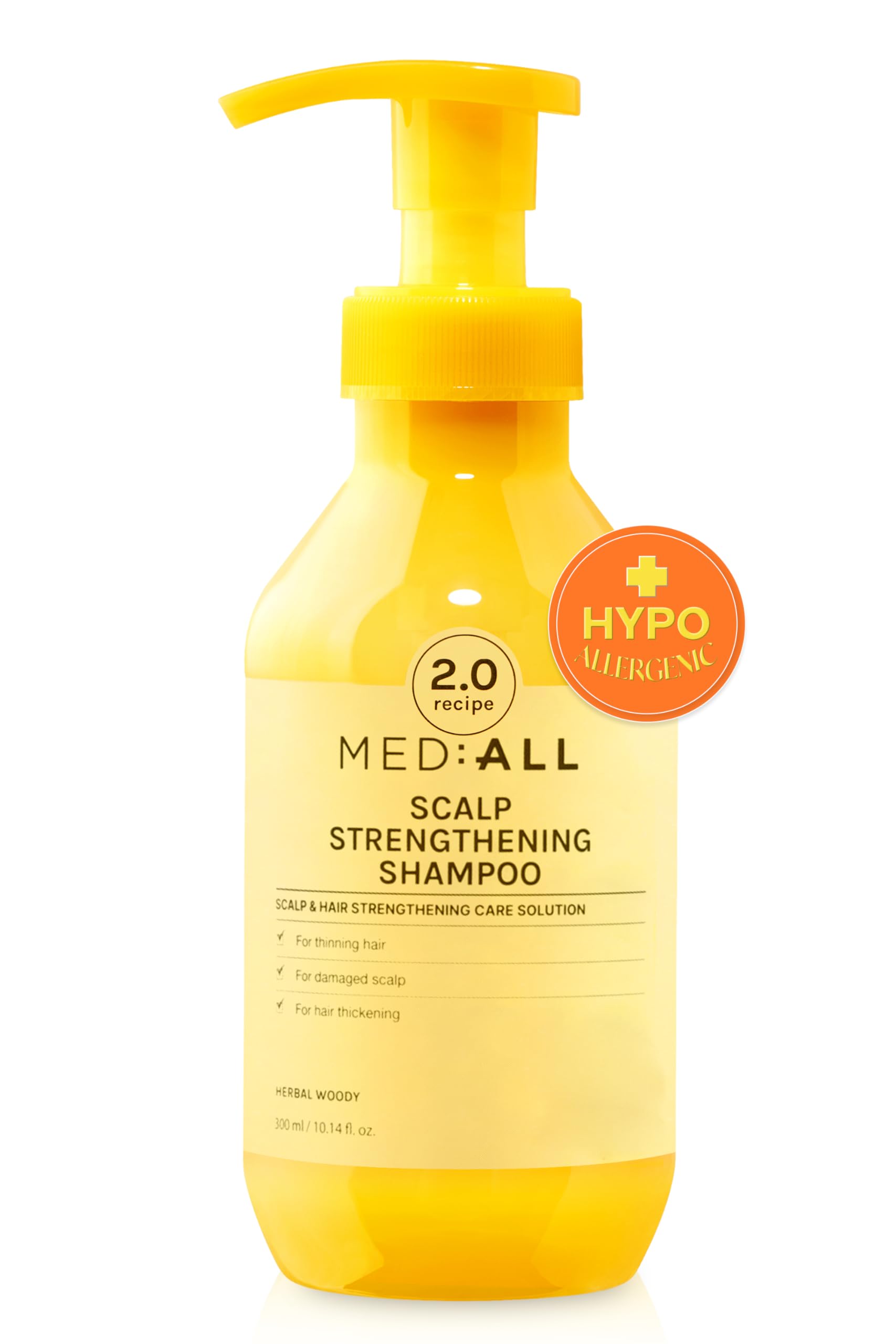 Amazon.com : MEDIALL Scalp Strengthening Shampoo (300ml, Herbal
