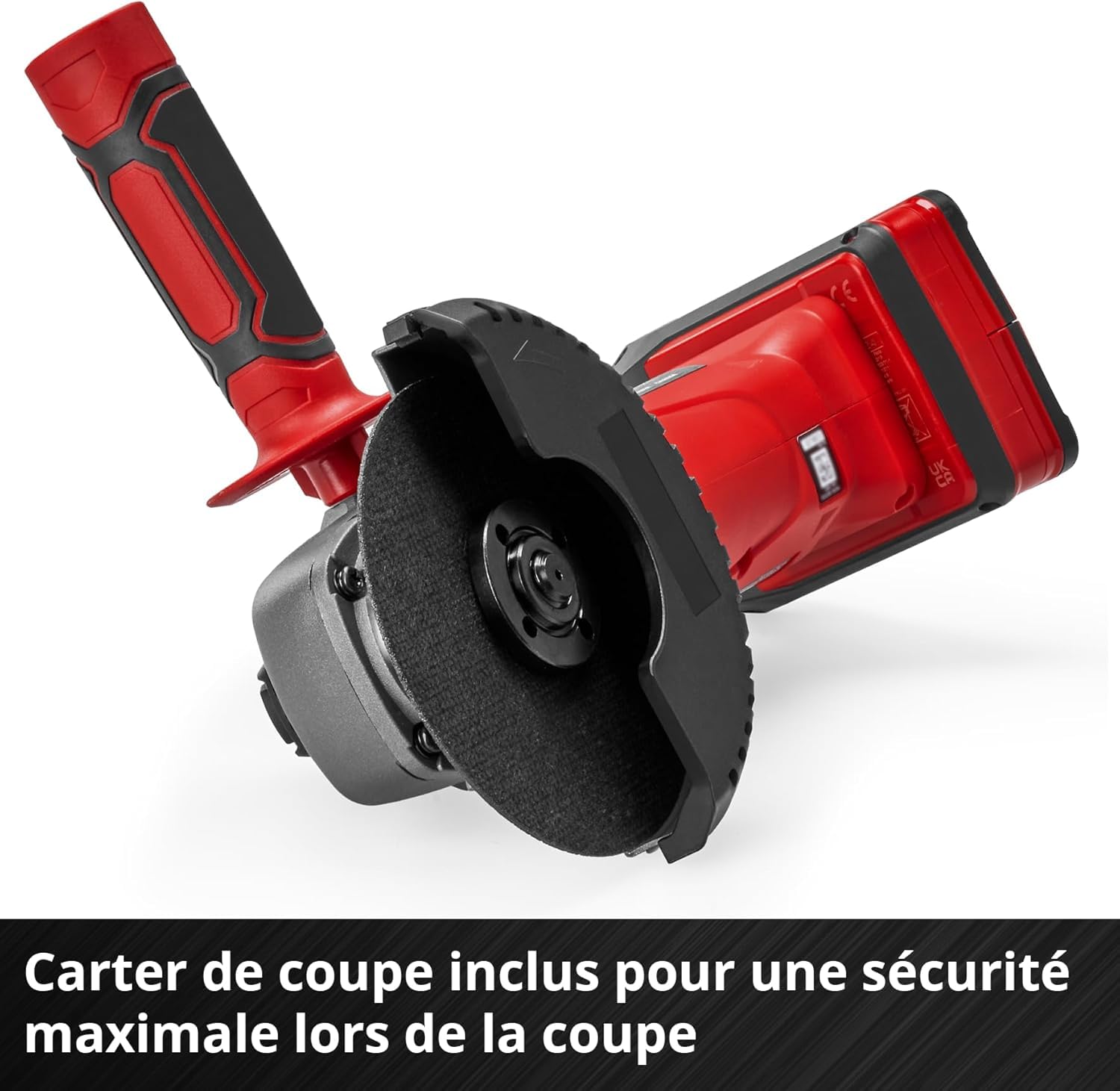 Einhell Meuleuse d'angle Ø115mm sans fil TC-AG 18/115 Li- Solo Power X-Change (18 V, Régime: 8500 trs/min, Profondeur de coupe:28 mm) Livré sans Batterie ni Chargeur