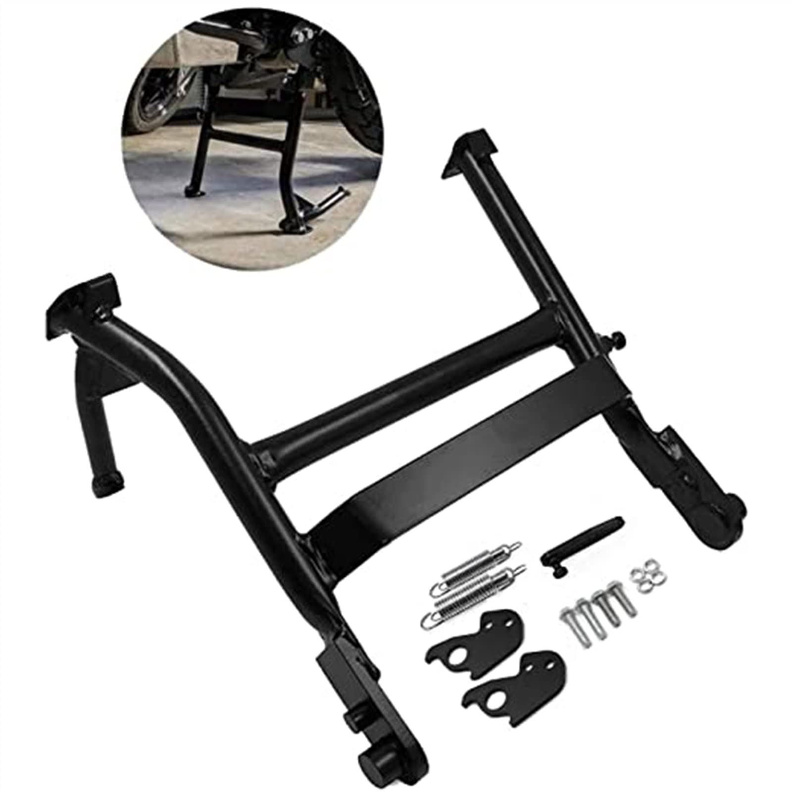 Accessori Cavalletto Centrale per Moto con Braccio di Leva del Piede Supporto per Staffa di Parcheggio Supporto per Cavalletto Centrale per K&awasaki KLR650 KLR 650 KLE650 2008-2023