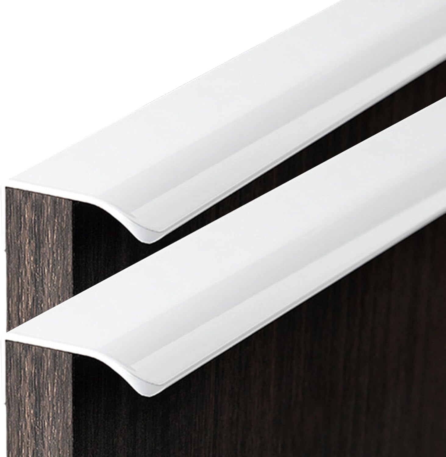 Tnbccxn Rounded Angle Cabinet Handles, Concealed Handles, 2 Pcs Cabinet Handle Finger Edge Pull Handle(,Length 800Mm)