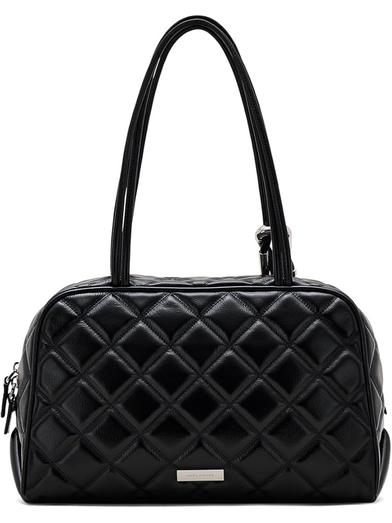 Black Marc Jacobs The Quilted Leather Dual Satchel