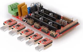 Kuman KY57 RAMPS 1.4 互換 コントローラ Controller Reprap 3Dプリンター 3Dプリンター基板セット+ヒートシンク