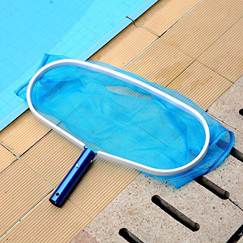 Folhas Skimmer Rake Net Profissional Malha Fina Piscina Skimmer Bag Catcher Aquarium Cleaning Tool