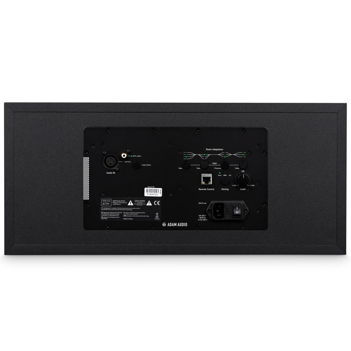 ADAM Audio A77H 17,8 cm (7 Zoll) betriebener Studio-Monitor | Studioüberwachung und Audioproduktion mit 340W Leistung, 3-Wege-Design und 7-Zoll-Tieftönern