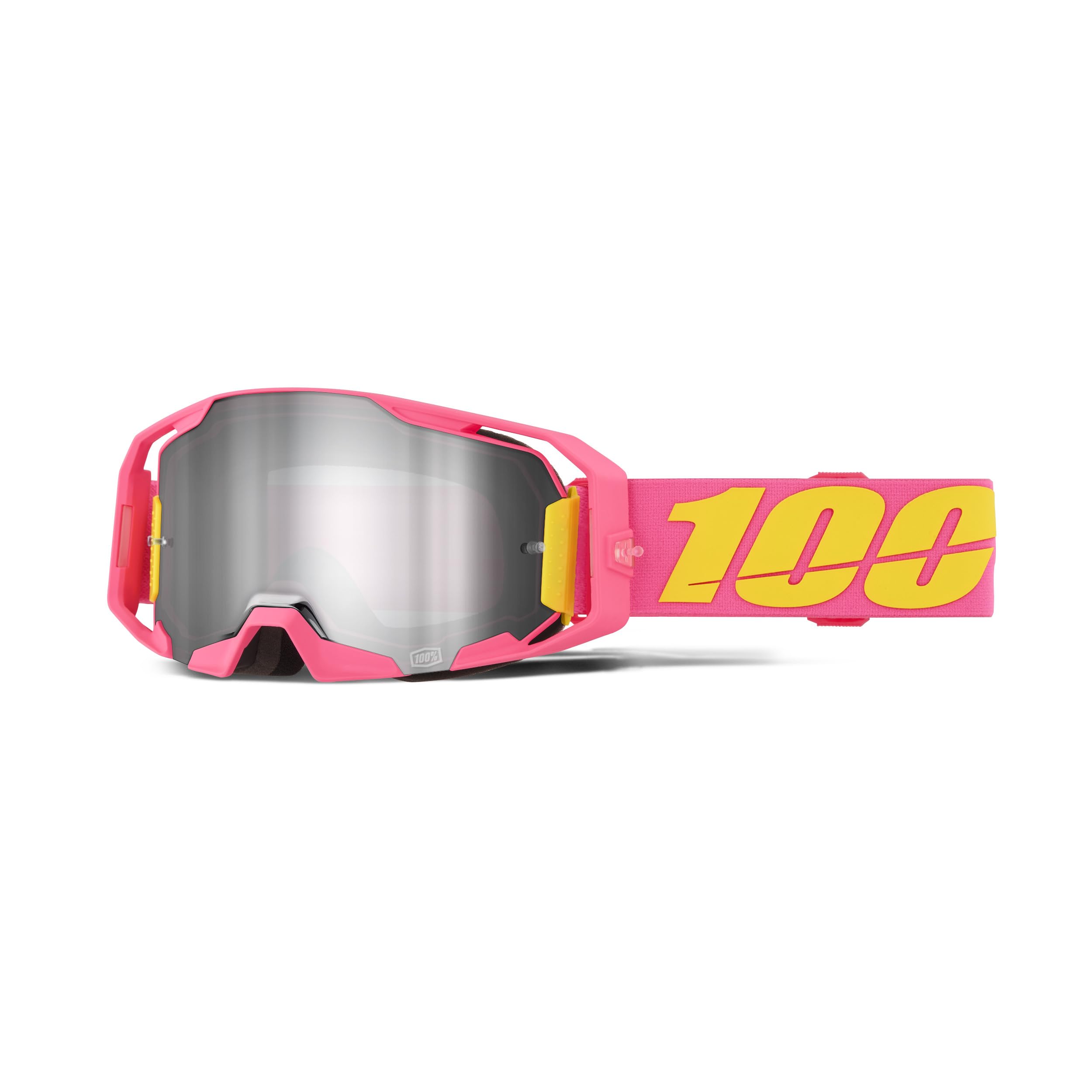 100% ARmatic Snakpak Schwimmbrille, verspiegelt, silberfarben