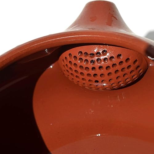 Miniatura 3 de Tetera china Yixing auténtico DaHongPao té rojo Xishi ollas filtro de bola (5 oz/5.1 fl oz)
