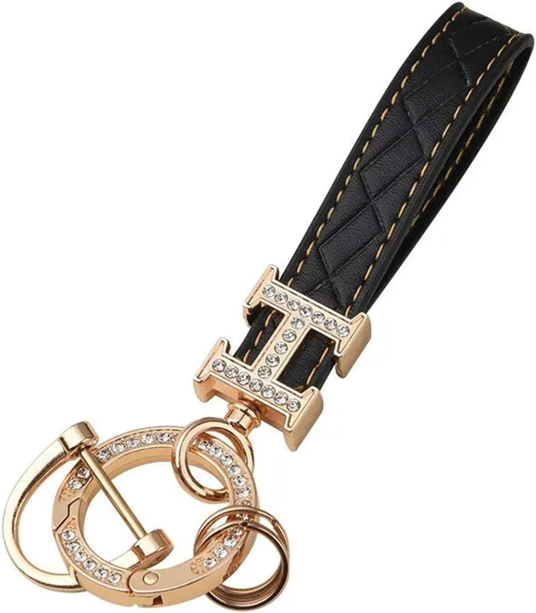 K7 K 04シリーズ対応の車のキーケース TPU素材シェル交換用アクセサリー レザーコード メタルキーチェーン(Green G48