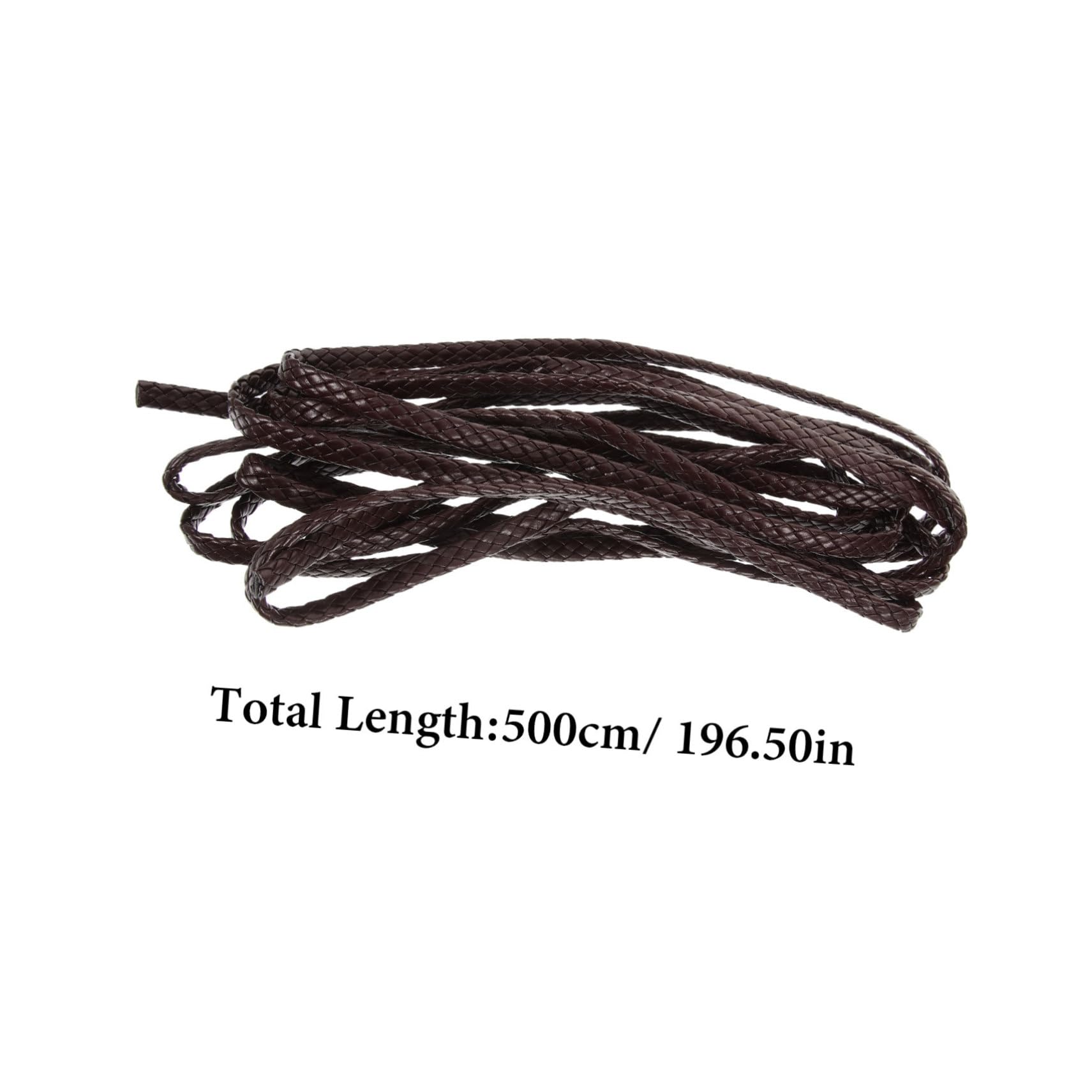 ERINGOGO Leather Braided Cord for Jewelry Making Pu Knitting Rope DIY Craft Kit 8-ply 5m Versatile for Bracelets