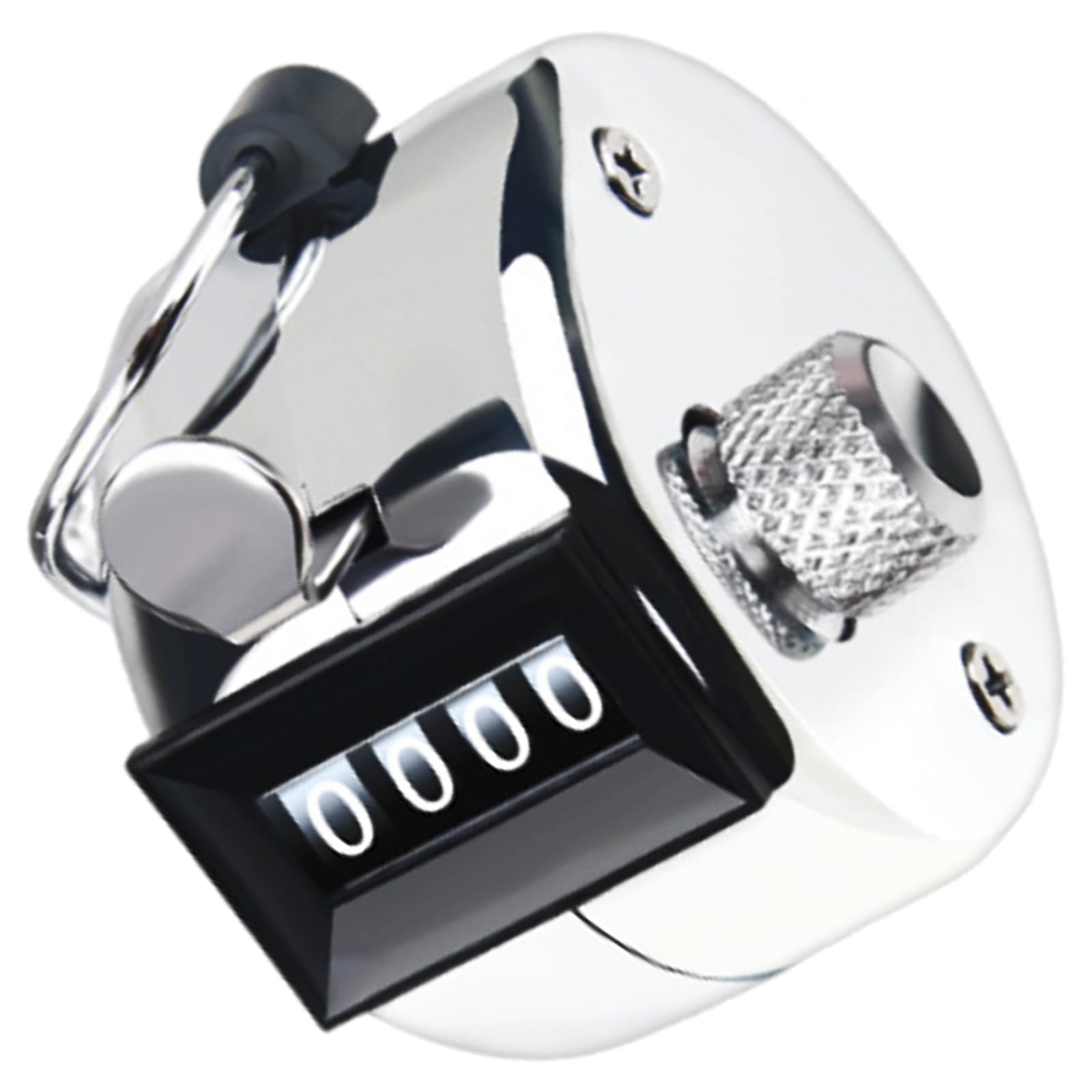 Qsvbeeqj Metal Knob Manual Press Counter Easy To Carry Hand Held Click Stock Sports Events Durable Metal Construction Industrial Press Counter
