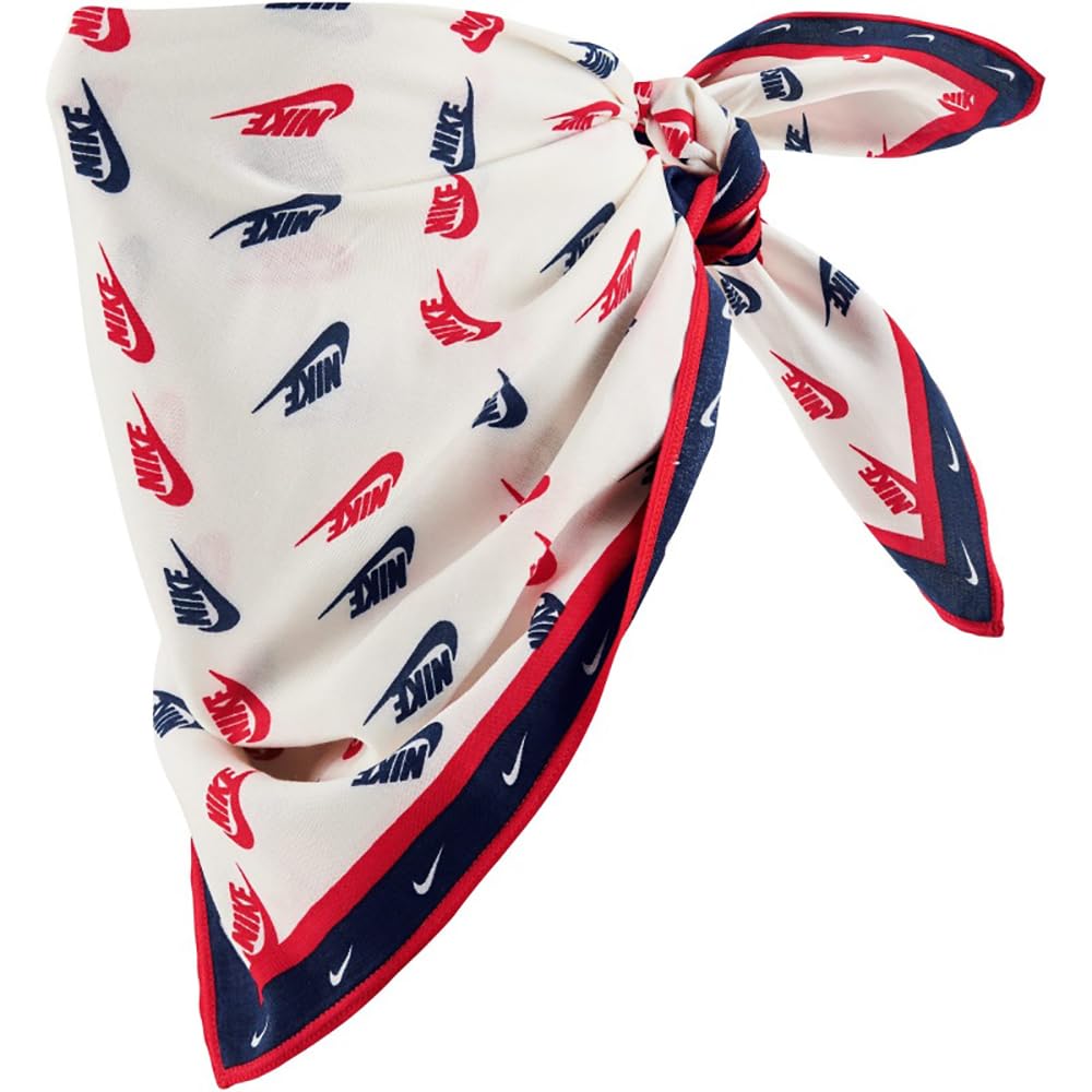 Nike Printed Coton Bandana pour homme Sail/University Red/Obsidian One Size