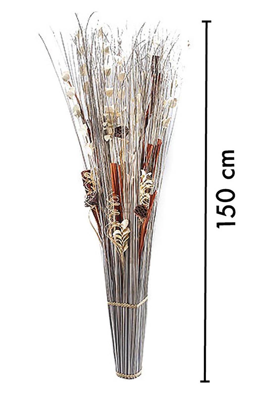 Kobolo XXL Dekobündel weiß braun 150 cm